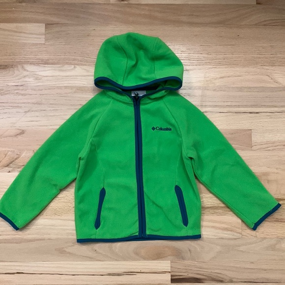 Columbia Other - Columbia fleece jacket! Bright green colour and super cozy!